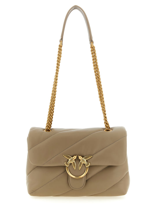 Love Bag Puff Maxi Crossbody Bags Beige