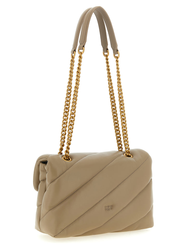 Pinko Love Bag Puff Maxi Crossbody Bags - Beige | 1991de2c1ebac4b3daeb173fec7ad13b86311e85