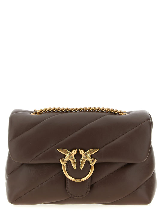 Classic Love Bag Puff Crossbody Bags Brown