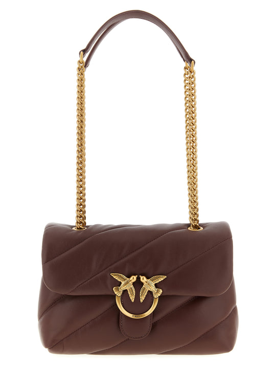 Classic Love Puff Crossbody Bags Bordeaux
