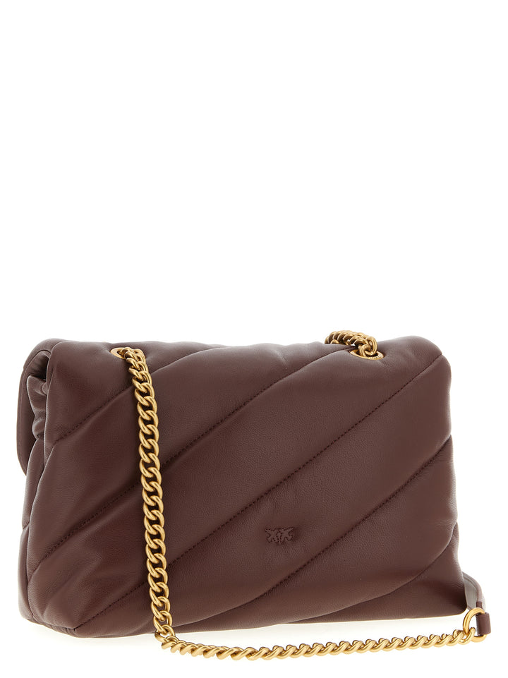 Pinko Classic Love Puff Crossbody Bags - Bordeaux | 0bd9e712e69ed24a70a93e0935ec8945a9dba035