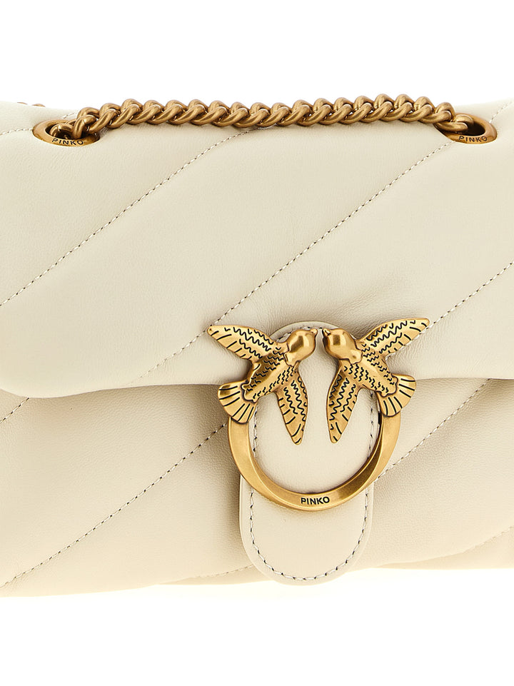 Pinko Mini Love Puff Crossbody Bags - White | 14b9e896773338d6e5f84cc88cf2bc708eb0b044