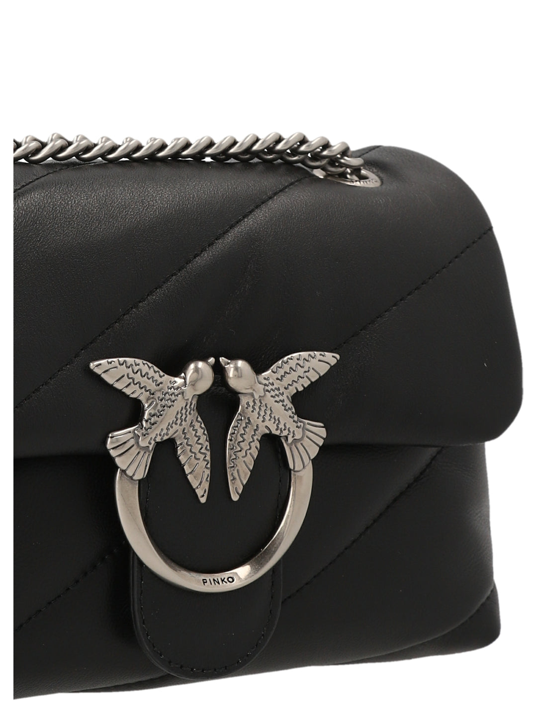 Pinko Mini Love Puff Crossbody Bags - Black | a432d0c7e8750e18454cced0a8c43c1edc8bc44b
