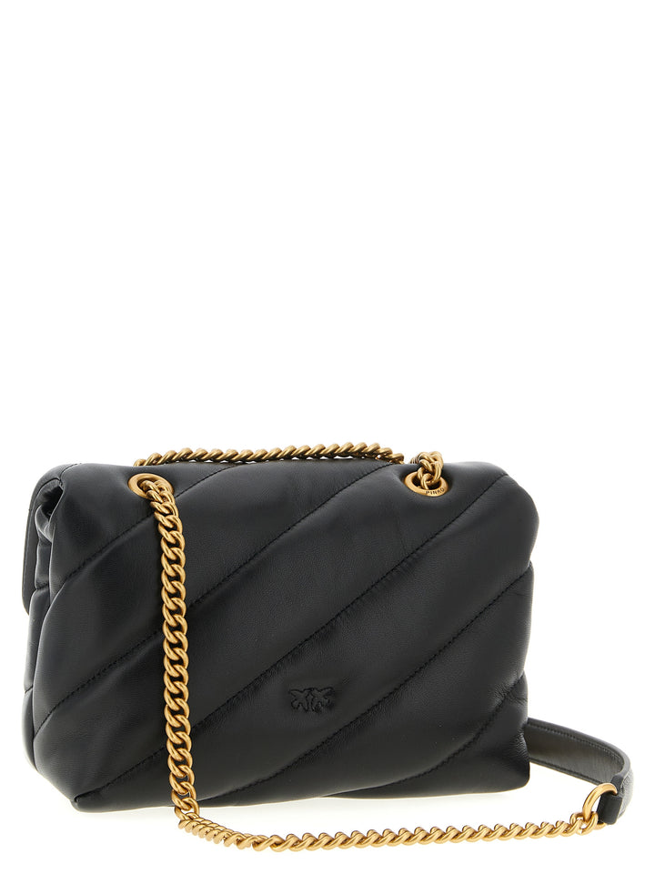 Pinko Mini Love Puff Crossbody Bags - Black | d1ed204ef6a35ca072435c39af7736e4c1e2487a