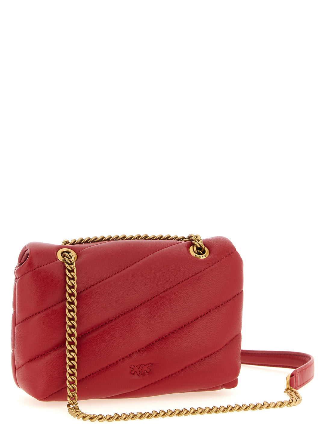 Pinko Baby Love Puff Crossbody Bags - Red | 59e67634a26913e63a7d4f92c73b38b4e1a44e89