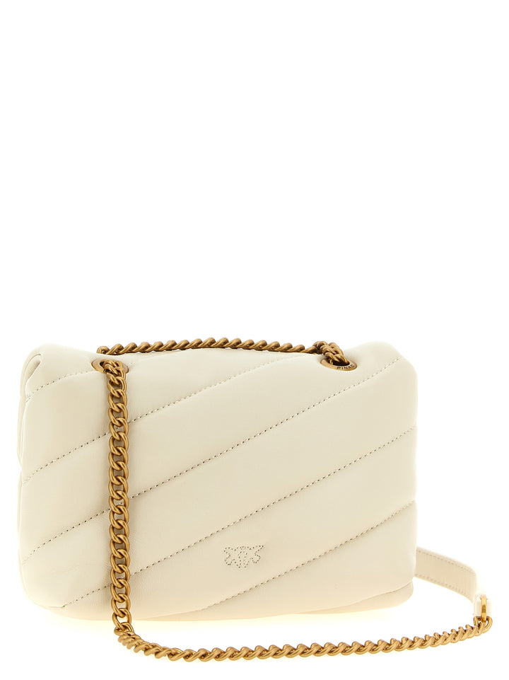 Pinko Baby Love Puff Crossbody Bags - White | d91817df34af383dded89ba4f64bfc69e4804df2