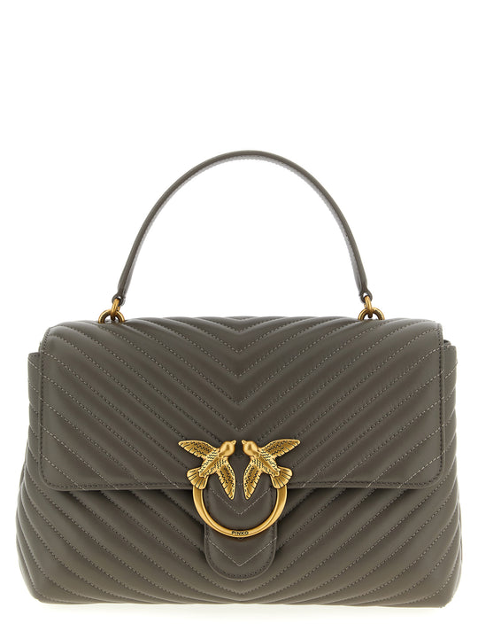 Big Lady Love Bag Puff Hand Bags Gray