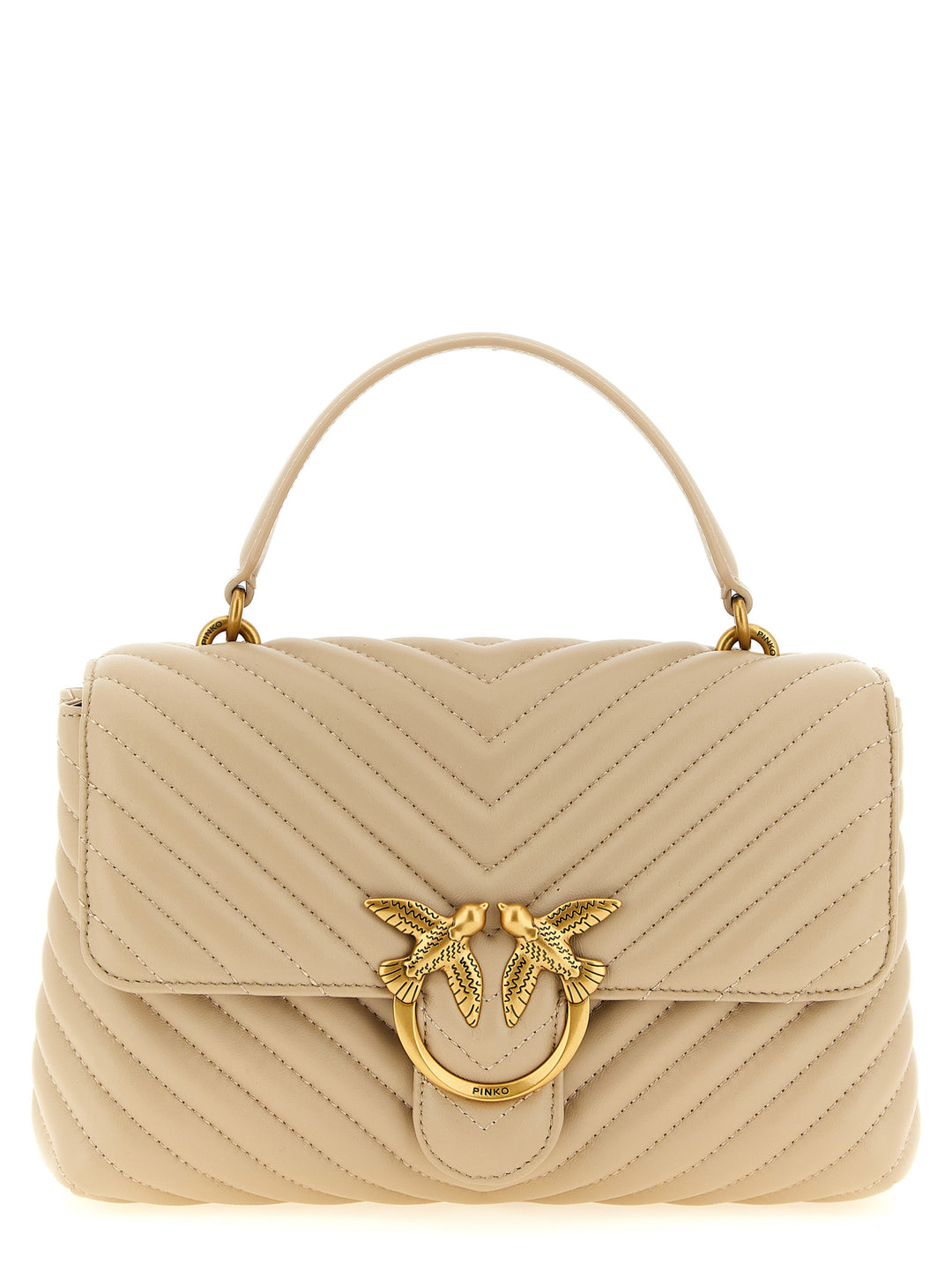 Pinko Classic Love Bag Puff Hand Bags - Beige | def5afed519c78f7690a7bb1e1da1d989c77a15a
