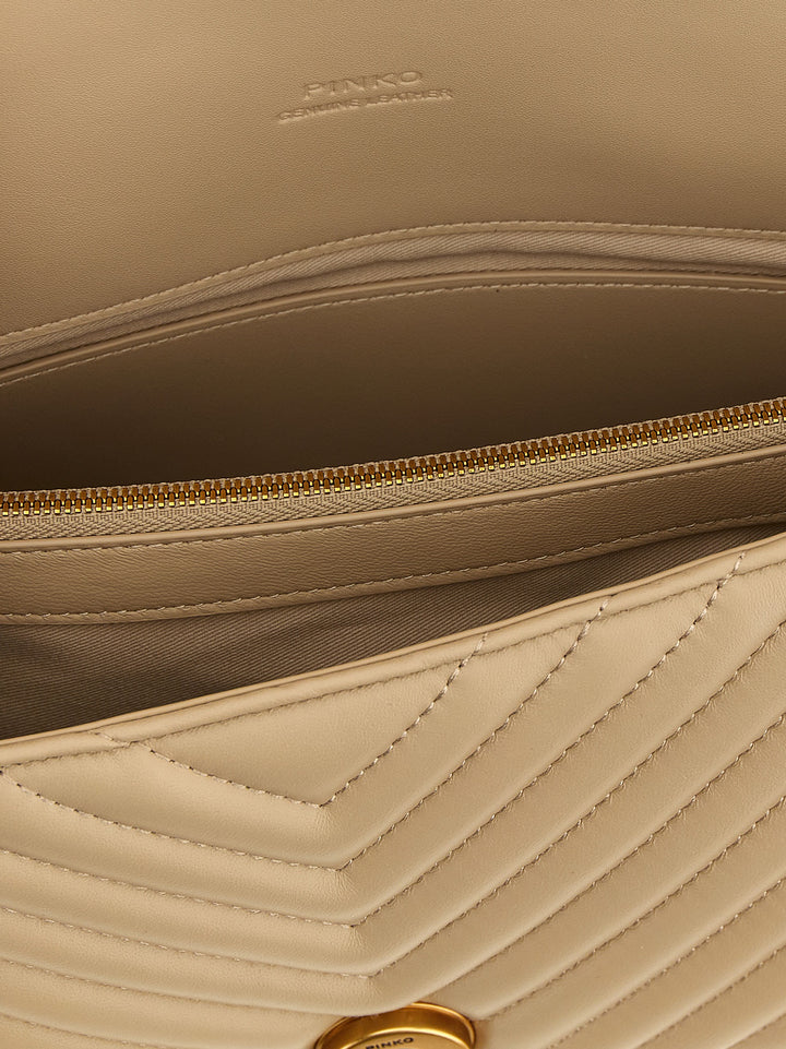 Pinko Classic Love Bag Puff Hand Bags - Beige | fd8303e374e0316aada1fea2dc755b0fa82824b3