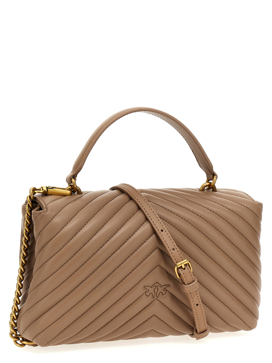 Pinko Love Ladu Puff Hand Bags - Beige | 69db5d8397a053f2903ba39636aceb2571c44a8f