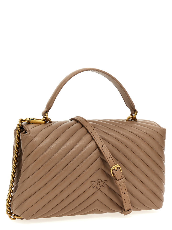 Pinko Love Ladu Puff Hand Bags - Beige | 69db5d8397a053f2903ba39636aceb2571c44a8f