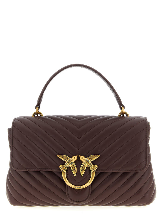 Love Lady Puff Classic Hand Bags Brown