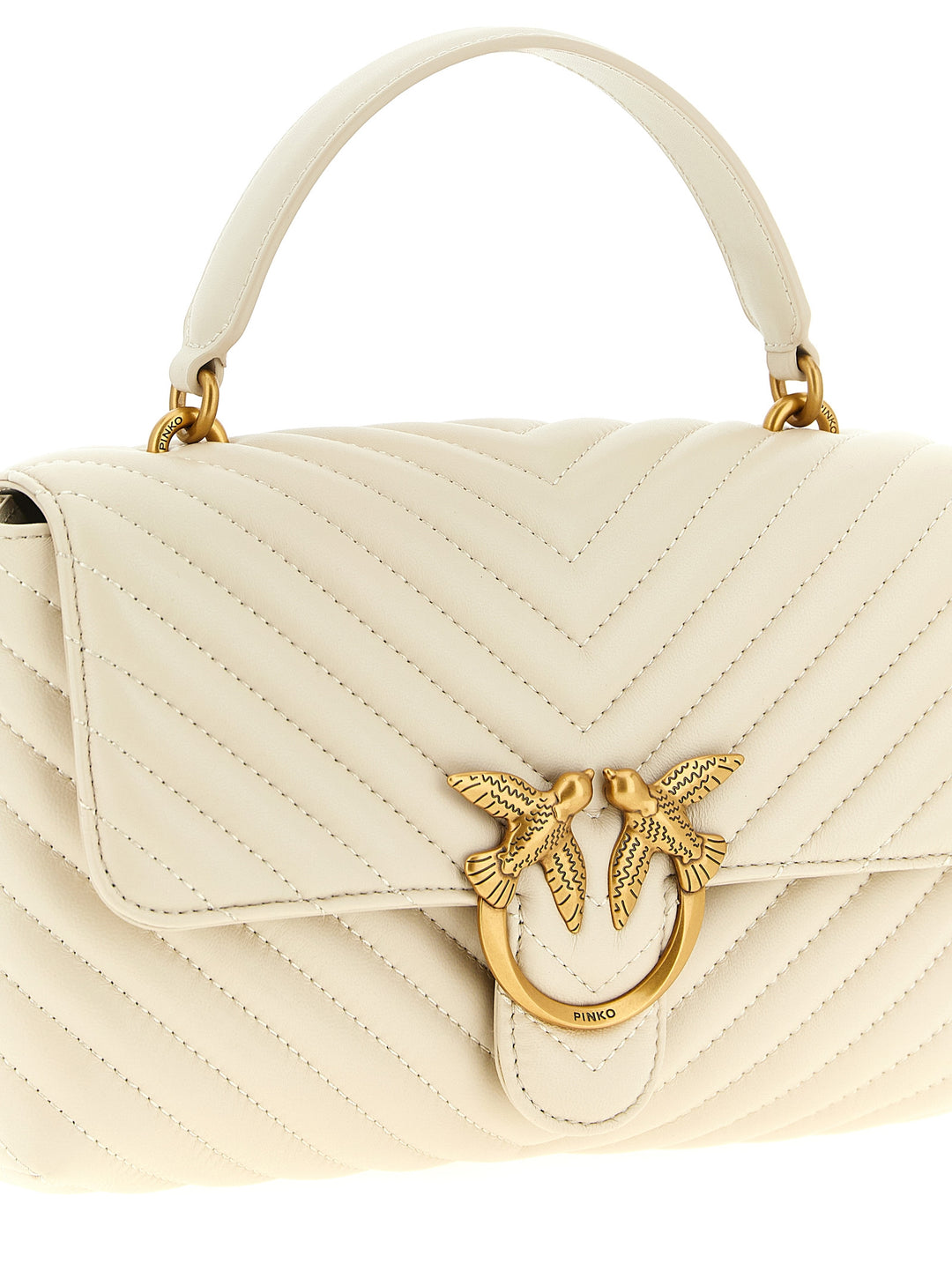 Pinko Classic Love Bag Puff Hand Bags - Beige | 27a16a04079362e3673b5bec8adbc097d5e749dc