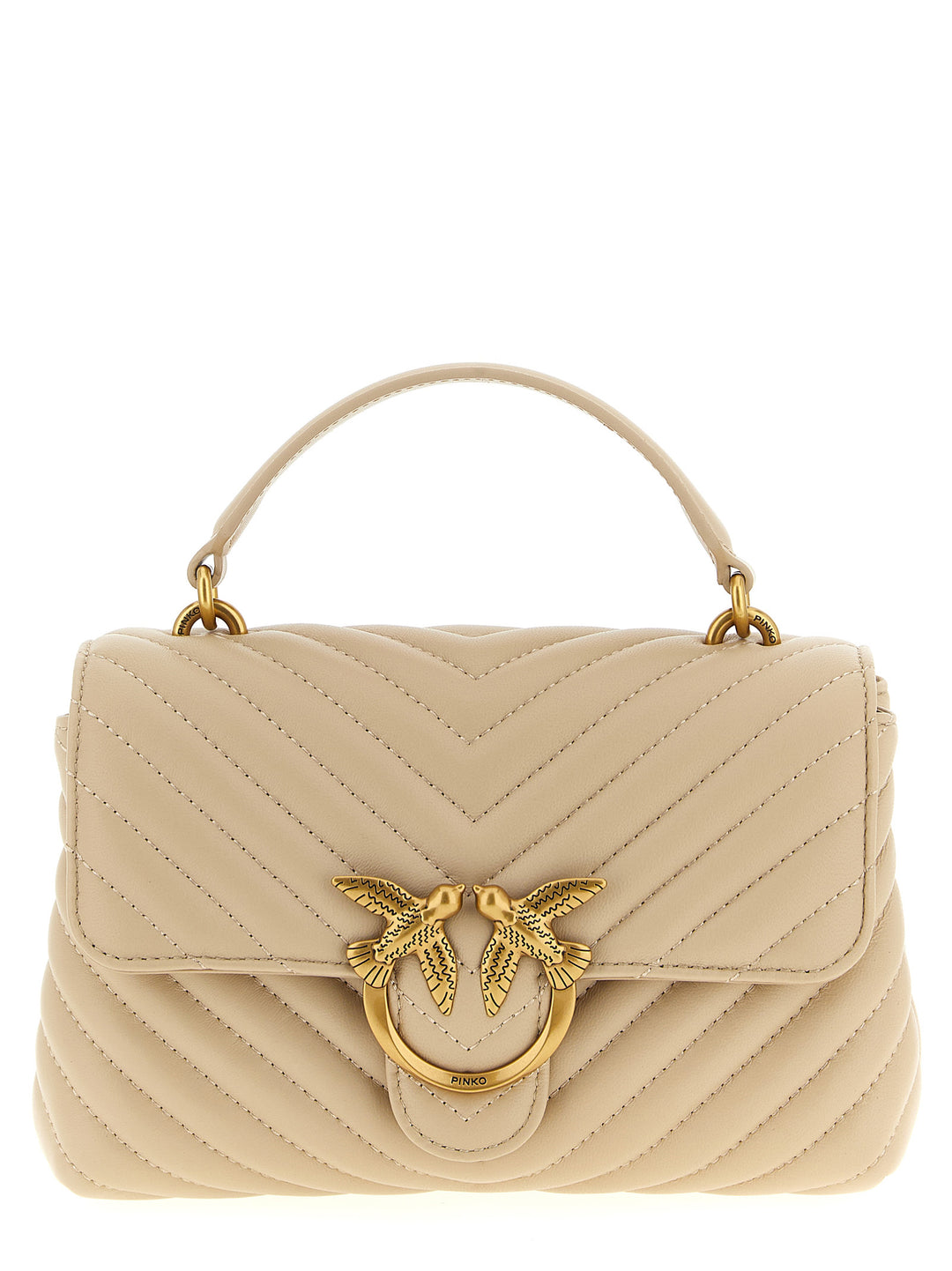Pinko Mini Lady Love Puff Hand Bags - Beige | f6cf88f0f7ce600941bae80a93db500101e9de14