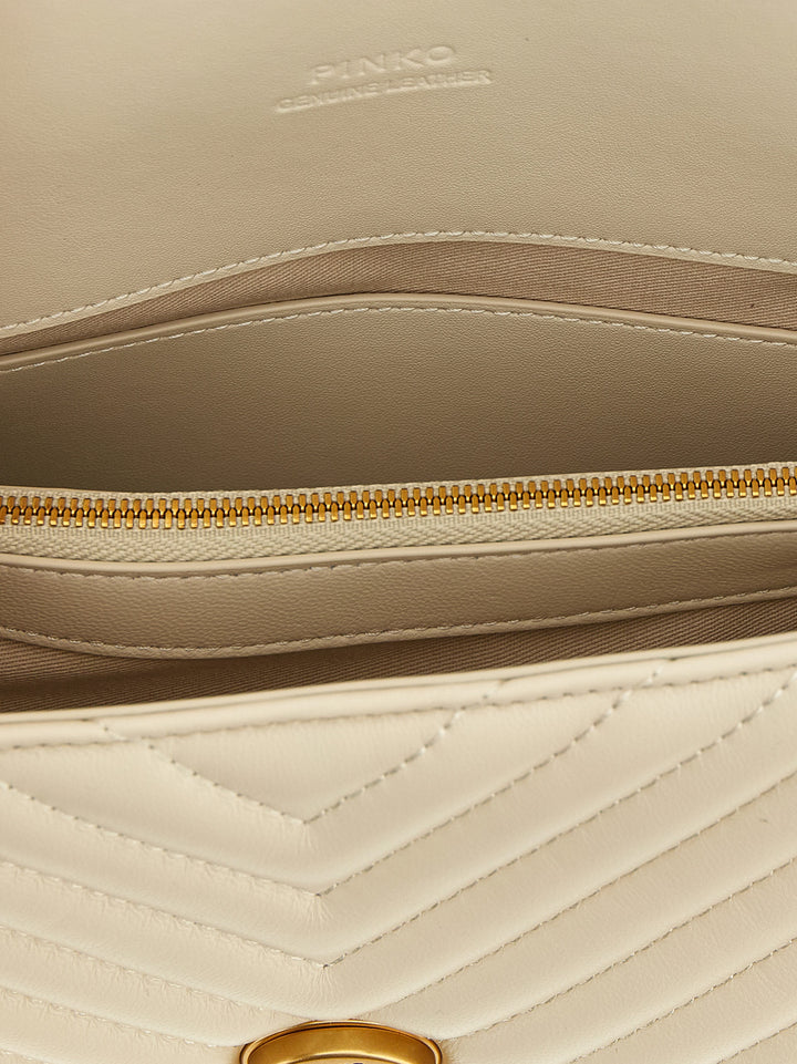 Pinko Mini Lady Love Puff Hand Bags - White | 32517839dfd112e3ca5dfe3fc5a3bcb50b3aea22