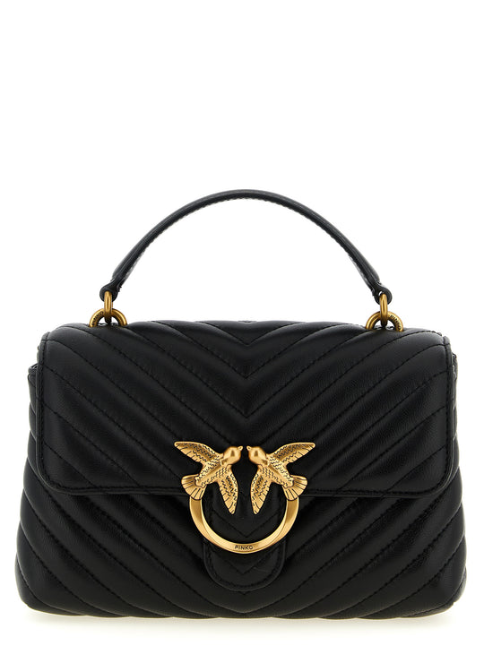 Mini Lady Love Puff Hand Bags Black