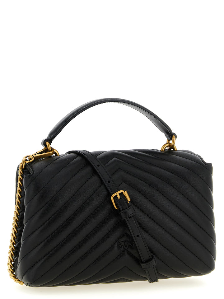 Pinko Mini Lady Love Puff Hand Bags - Black | 87eb99e28f99129892756eb456b653372c17e6ba