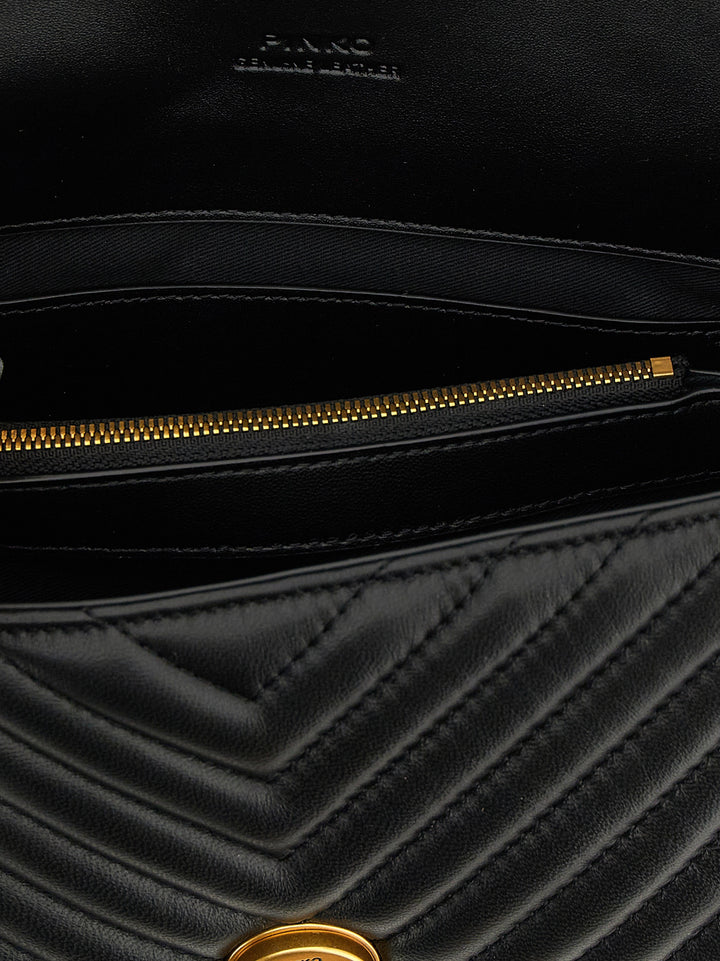 Pinko Mini Lady Love Puff Hand Bags - Black | 96baa9ca7bdbb36221892dedff71fe7c1c0ac595