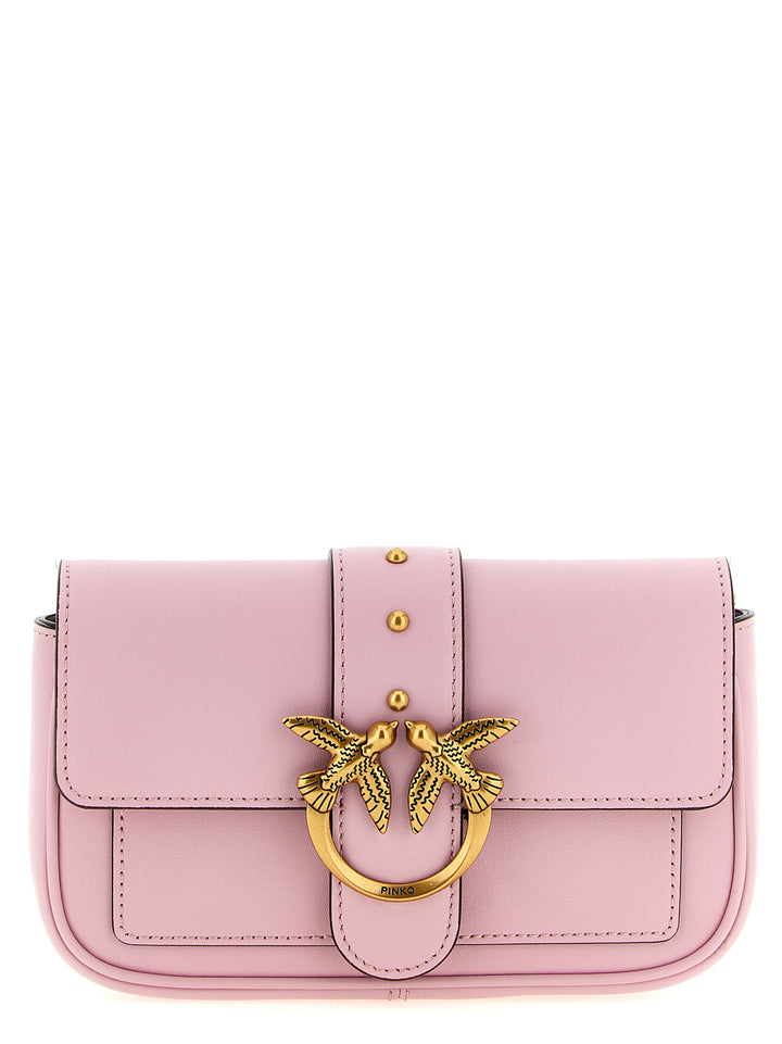 Pinko Pocket Love One Crossbody Bags - Pink | 8f8da2ec7bf2688dfcf01db67329a399ea8fba8b
