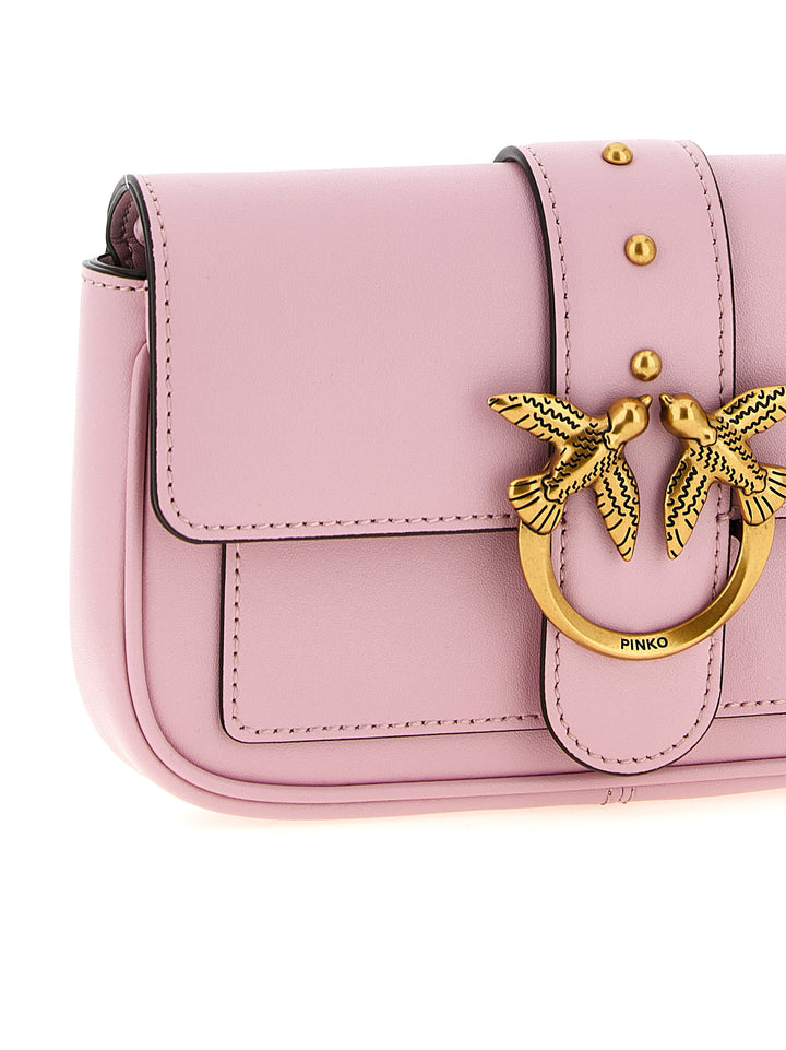Pinko Pocket Love One Crossbody Bags - Pink | 0ff3b894fd13b76e3916d4e5eabbe21729259a29