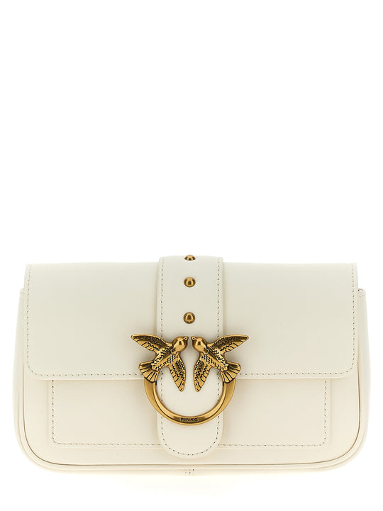 Pocket Love One Crossbody Bags White