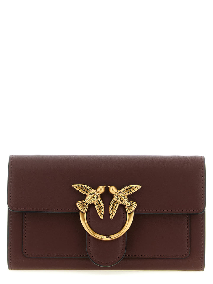 Pinko Love Simply Wallets and Card Holders - Bordeaux | b8c8eafb40c3c212465e9a65bd299f42b06c6205
