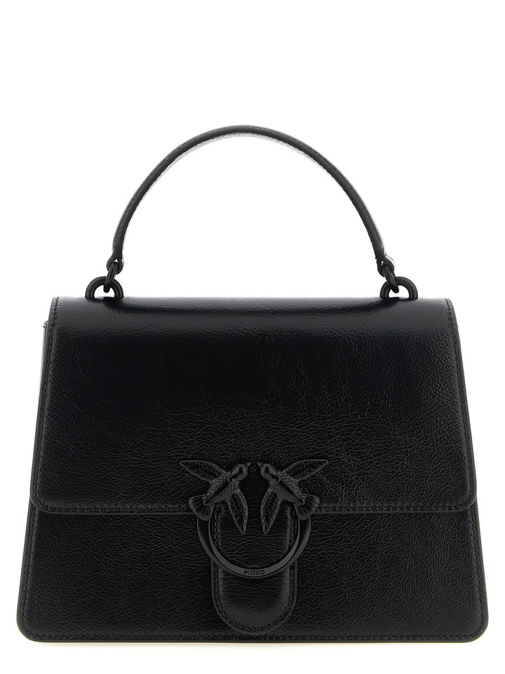 Pinko Love One Classic Light Hand Bags - Black | 92b88aa11d48b716e2bd262f216dc3eca9598448