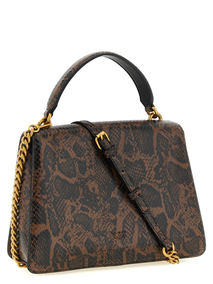 Pinko Love One Light Hand Bags - Brown | 1e50fd63e149a79454437277e278f64e92d1c962