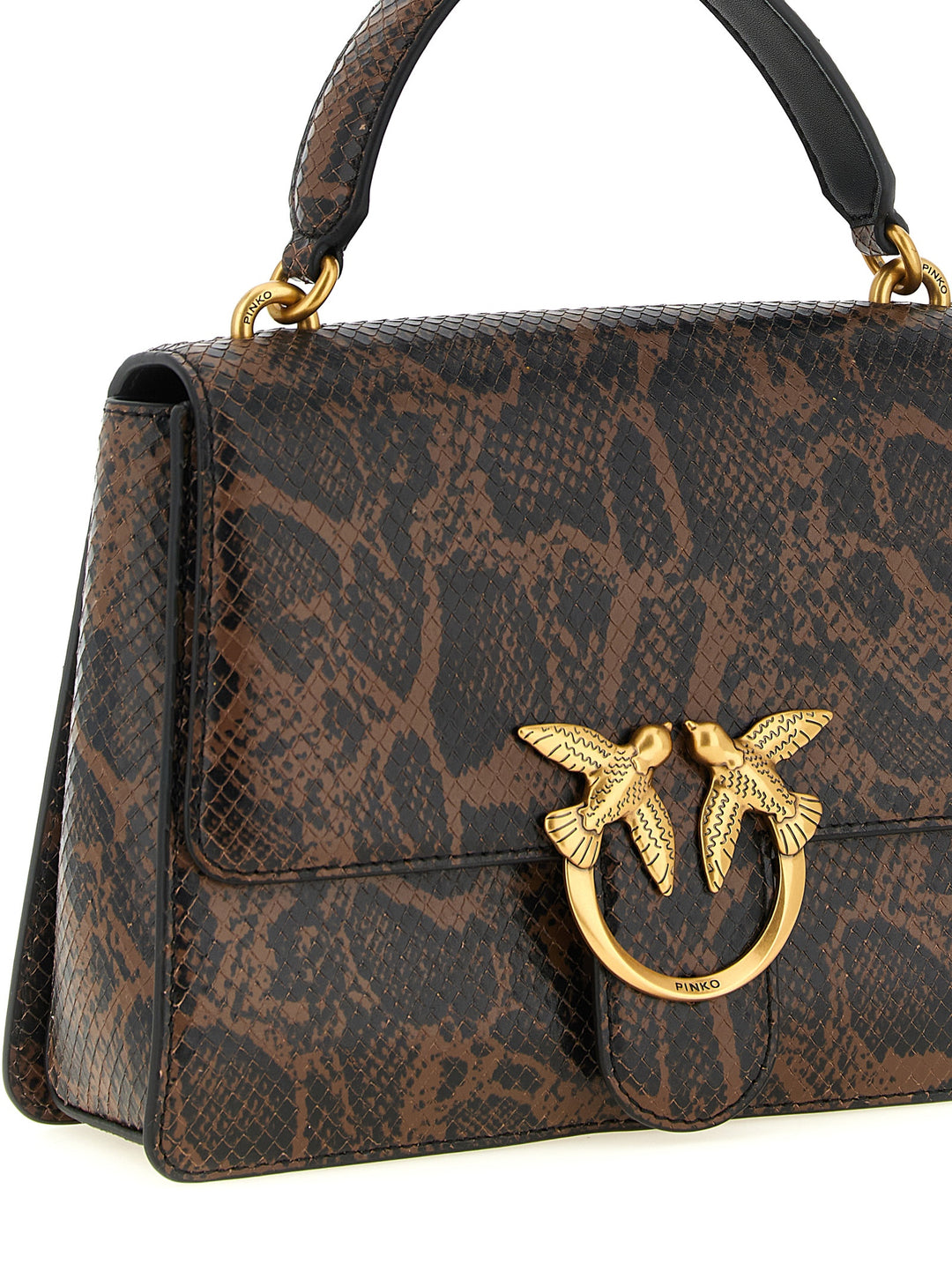 Pinko Love One Light Hand Bags - Brown | f366efedf25f73e5b8c10cd143149d153fb5840d