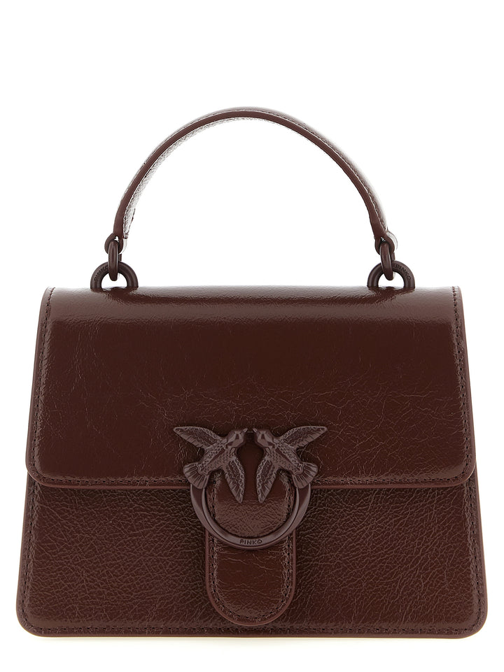 Pinko Mini Love One Light Hand Bags - Bordeaux | d15da7df32f763923f93d05ffa792d0779e4020f