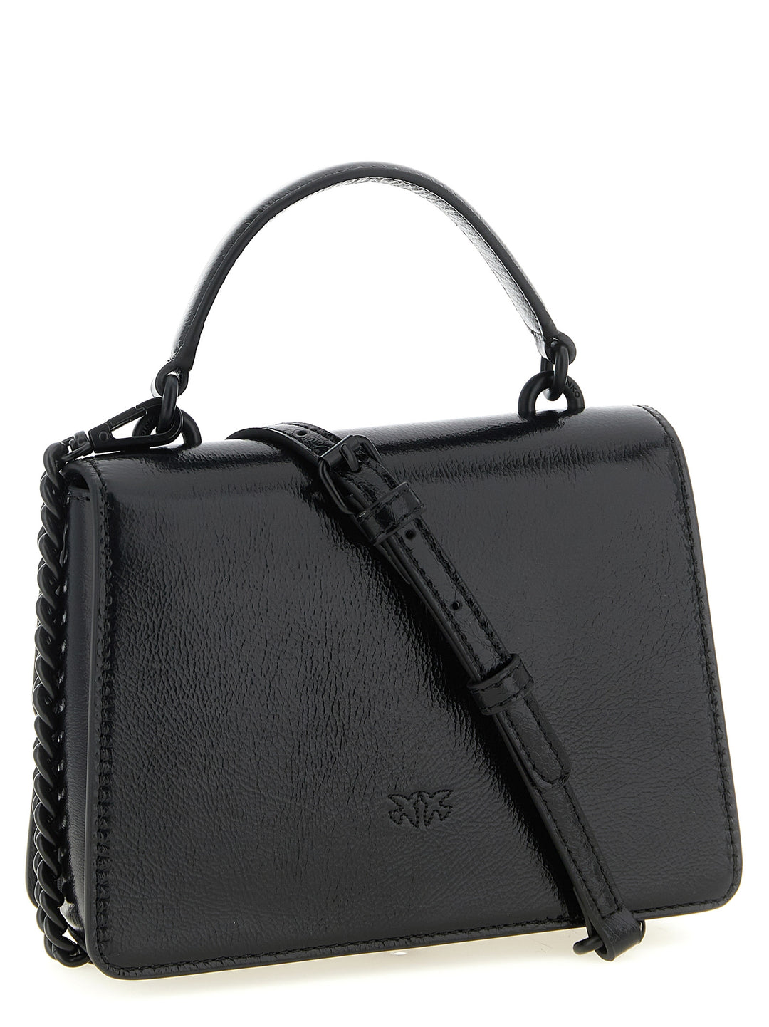 Pinko Mini Love One Light Hand Bags - Black | ad5c5e0ce1f62e5638485afcc3dba1cd3bbe7c7e