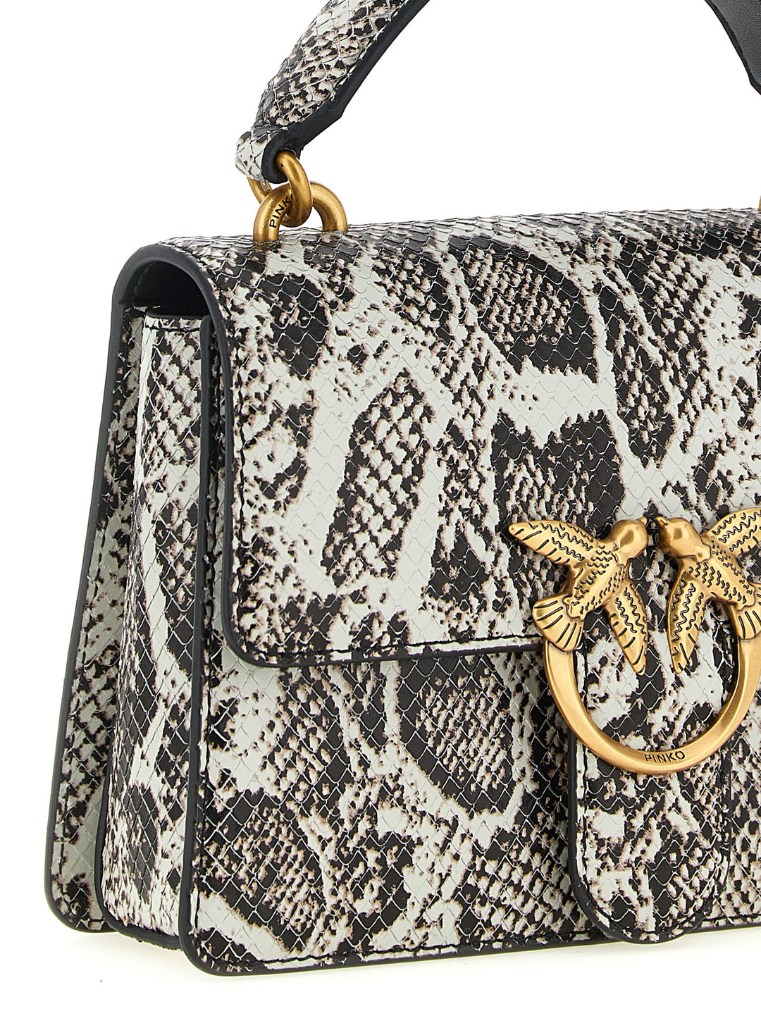 Pinko Mini Love One Light Hand Bags - Gray | 16fe86fd2009bbc5745872f7e076e51e1d8b5ca8