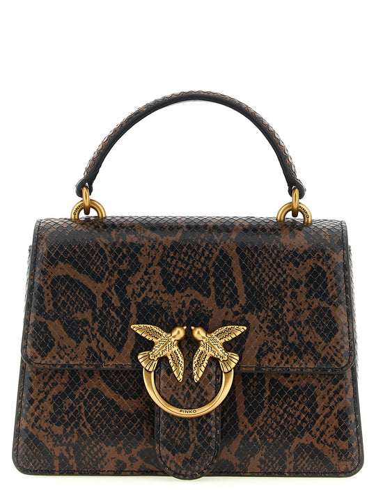 Mini Love One Light Hand Bags Brown