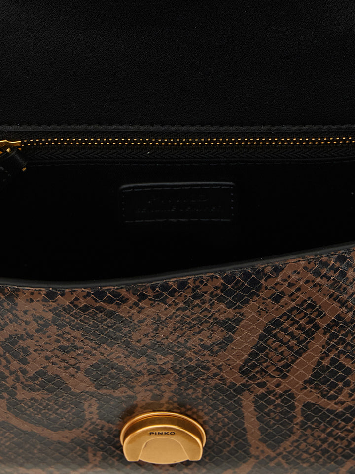 Pinko Mini Love One Light Hand Bags - Brown | 243d83e365b50a12f404c2e48db94256bb815de3