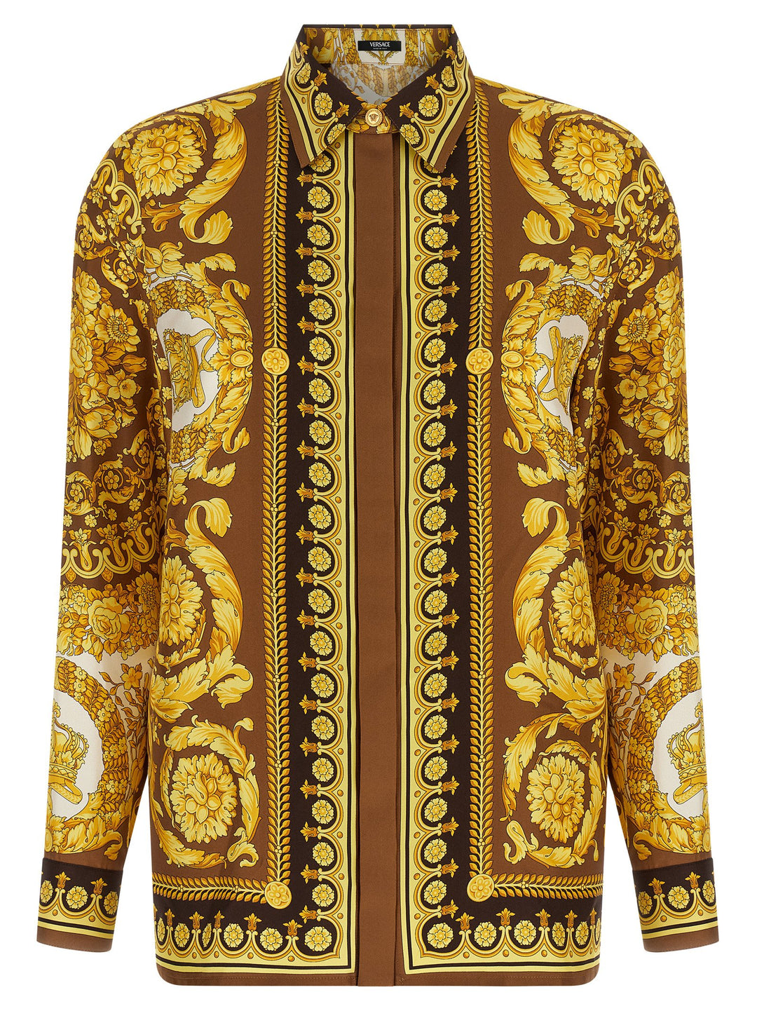 Versace Barocco Shirt and Blouse - Gold | d14e3febeb58b14cd594092156a945e956fd075d