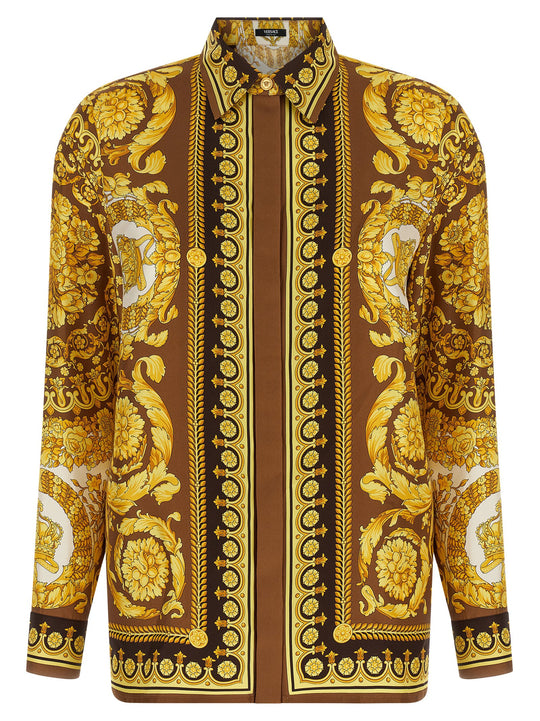 Barocco Shirt And Blouse Gold