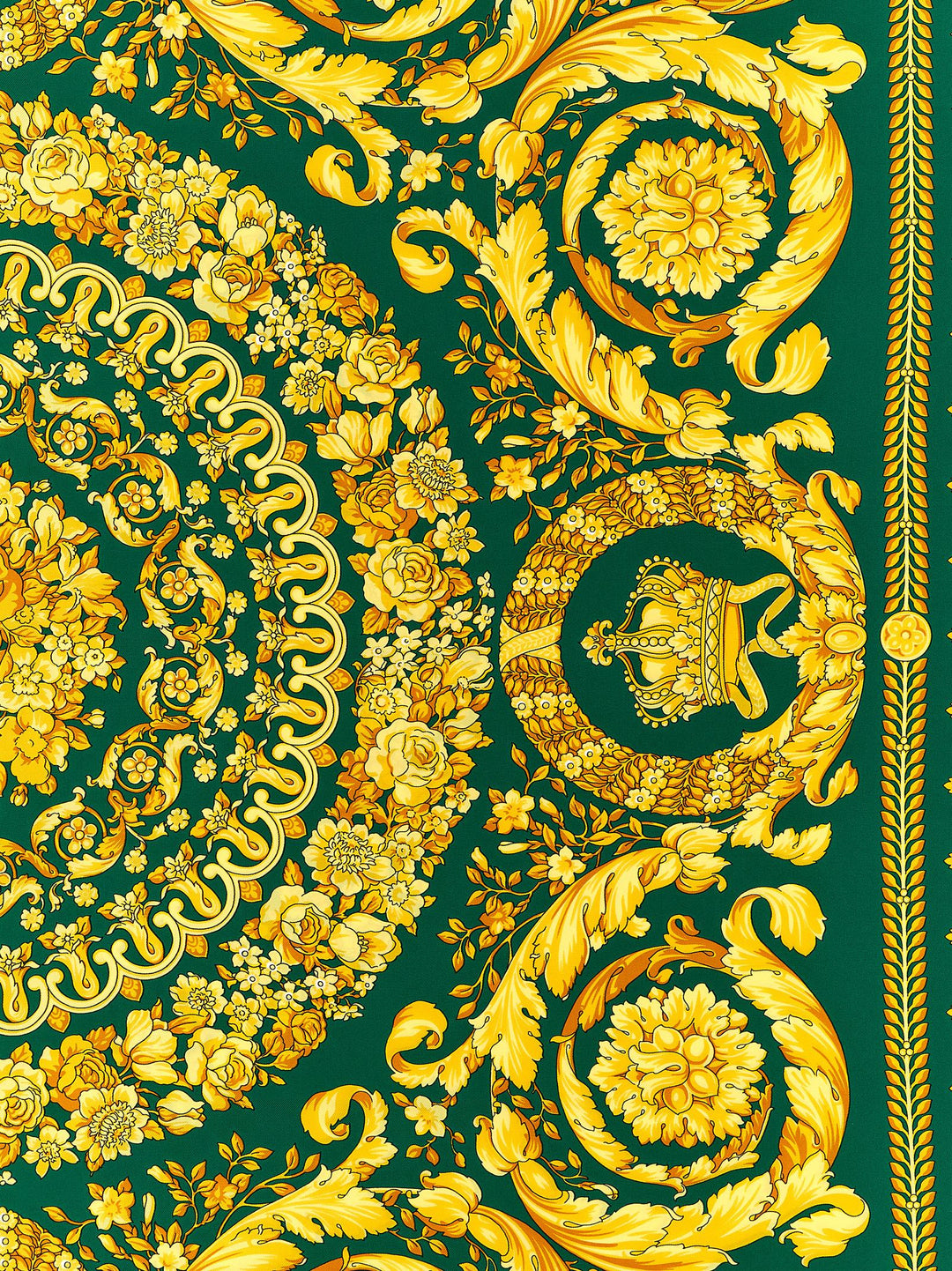 Versace Baroque Scarves and Foulards - Green | e0222a9f41ae3fea164fb3e0f277332902633255