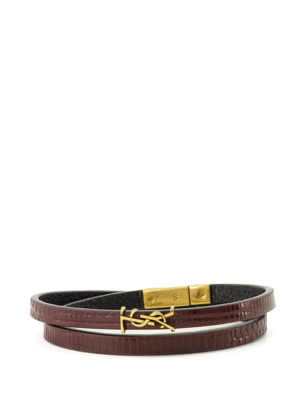 Saint Laurent Paris Bracciale - Red | c9d22067c401c7f9b27521c9d6737dfc4e610a34