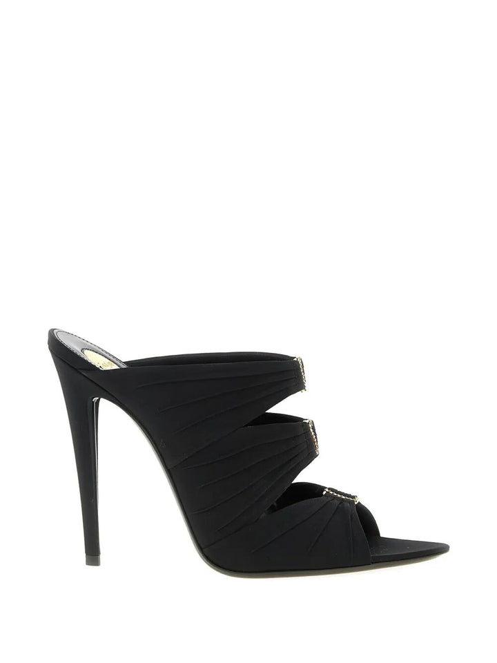 Saint Laurent Paris Sandals - Black | cab52c066f82134c75428103e6cf08b60e2f1889