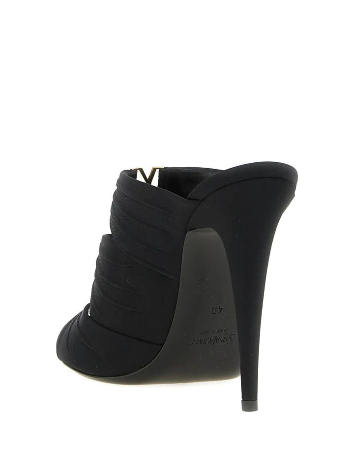 Saint Laurent Paris Sandals - Black | 8b65d9c9aa8b6dd984ea40baf6c39ce76a9822a5