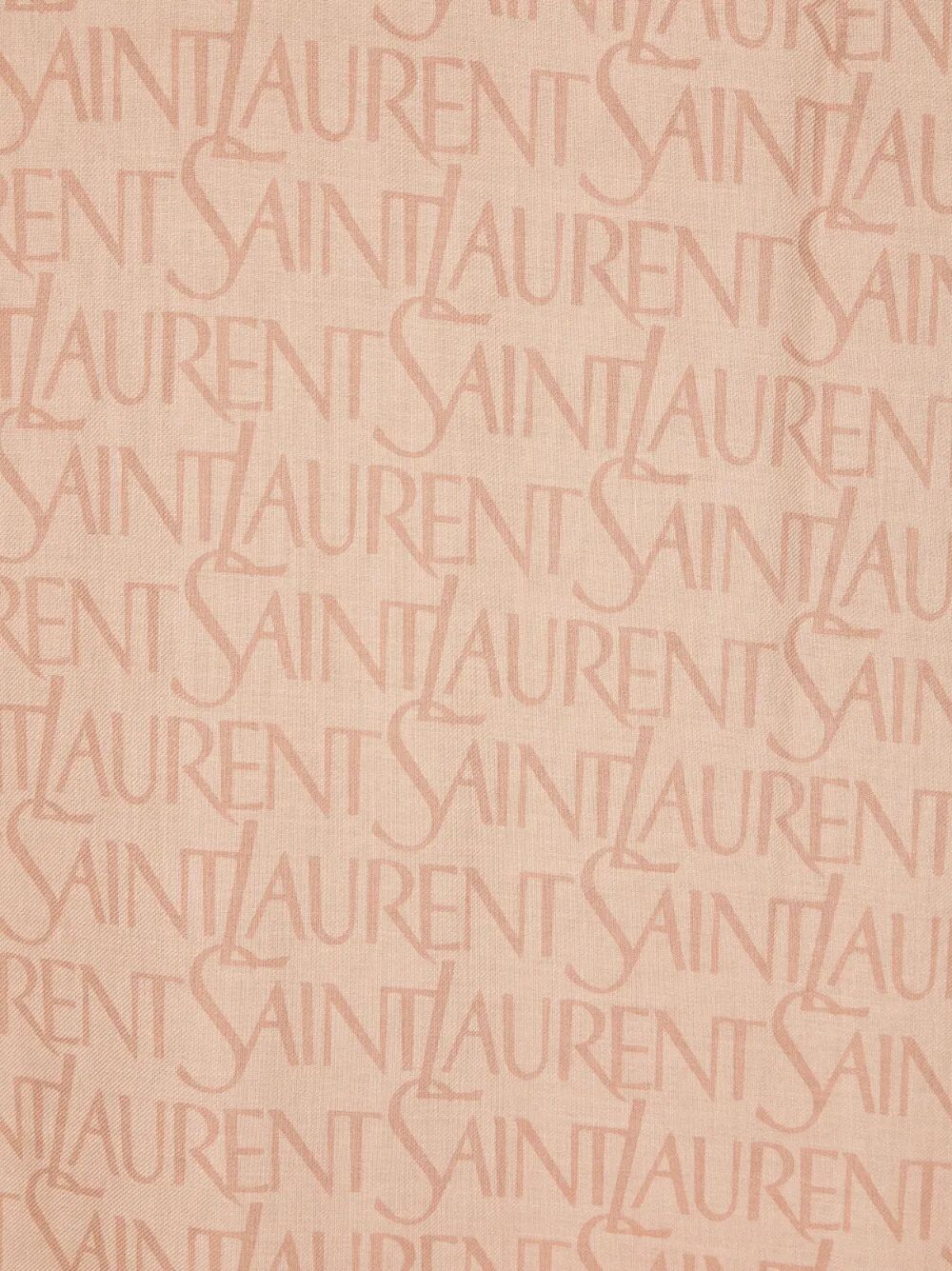 Saint Laurent Paris Scarves - Nude & Neutrals | bf198e5348e9bc838a716d04fff000d9d9f00fc8