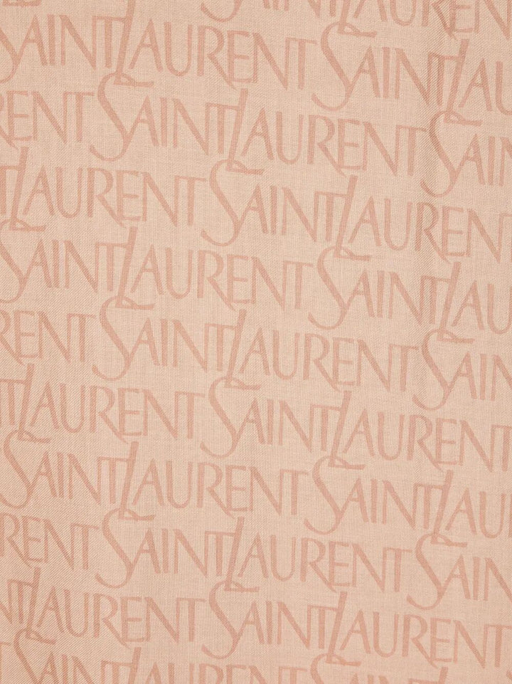 Saint Laurent Paris Scarves - Nude & Neutrals | bf198e5348e9bc838a716d04fff000d9d9f00fc8