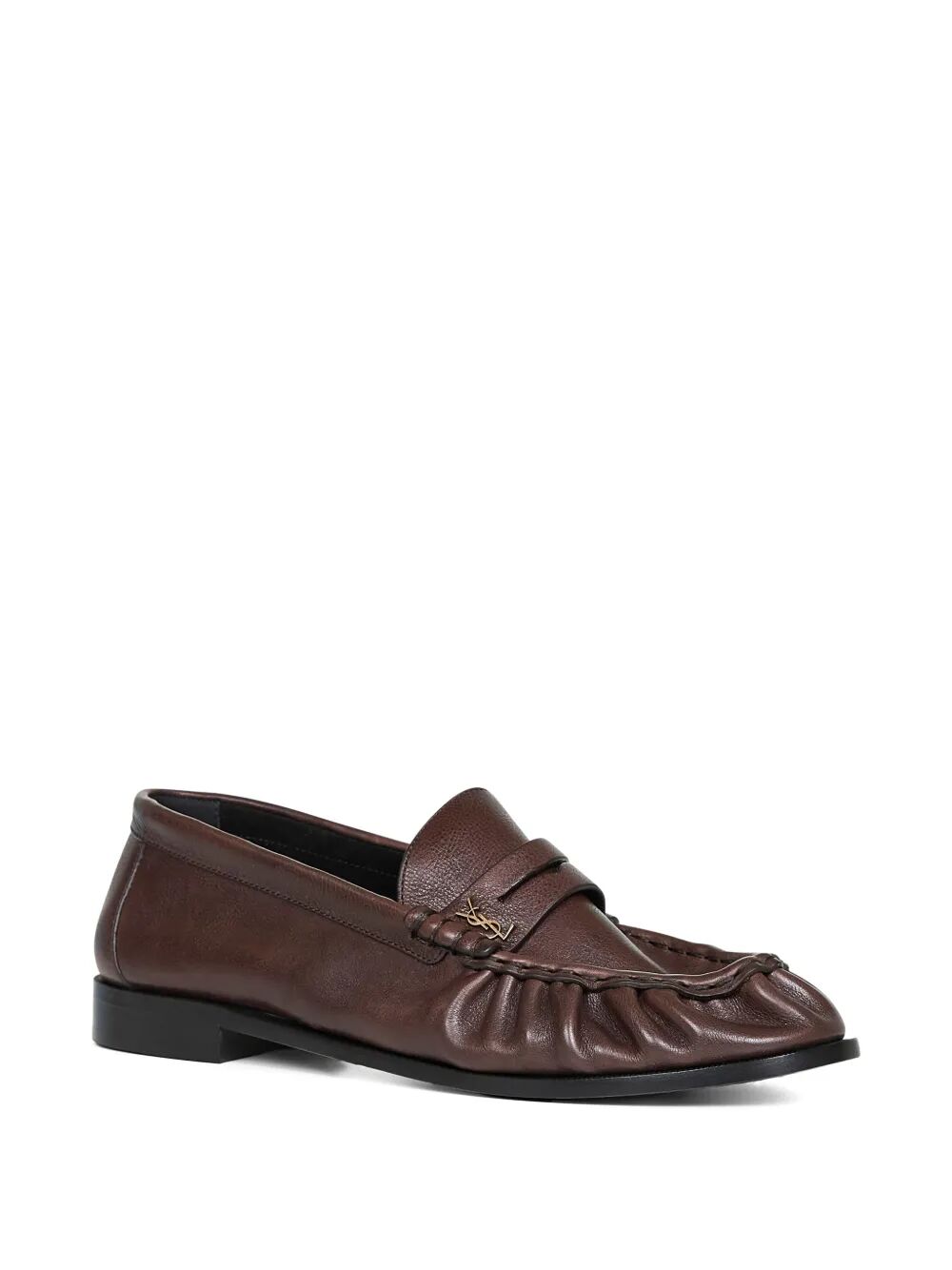 Saint Laurent Paris Loafers - Brown | a7df65ceeb878b25b074bec1986e0e5ecbea5d11
