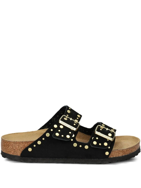 Arizona Rivet Suede Sandals