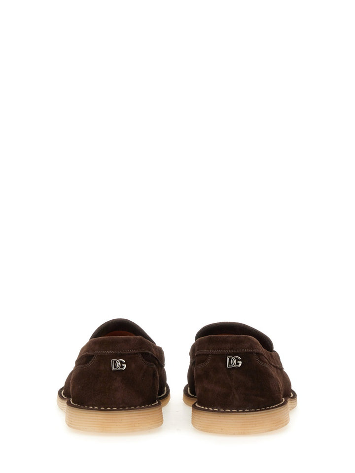 Dolce & Gabbana Loafers - Brown | Wanan Luxury