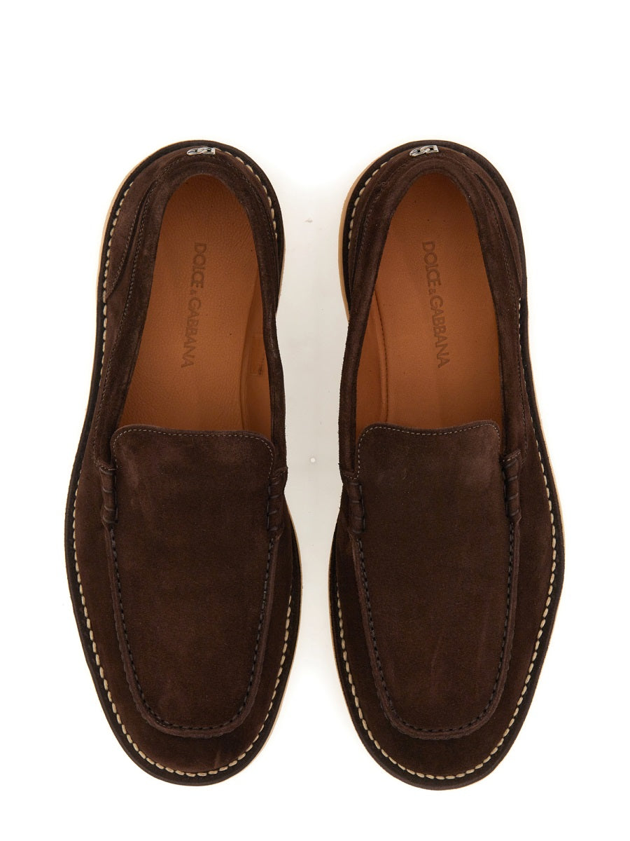 Dolce & Gabbana Loafers - Brown | Wanan Luxury