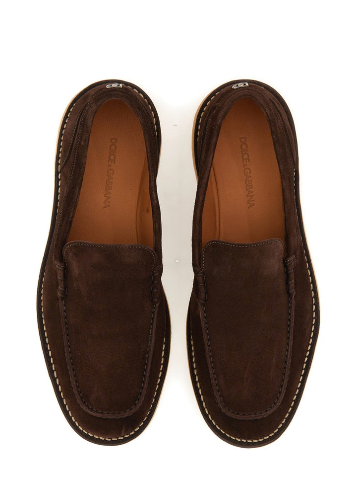 Dolce & Gabbana Loafers - Brown | Wanan Luxury