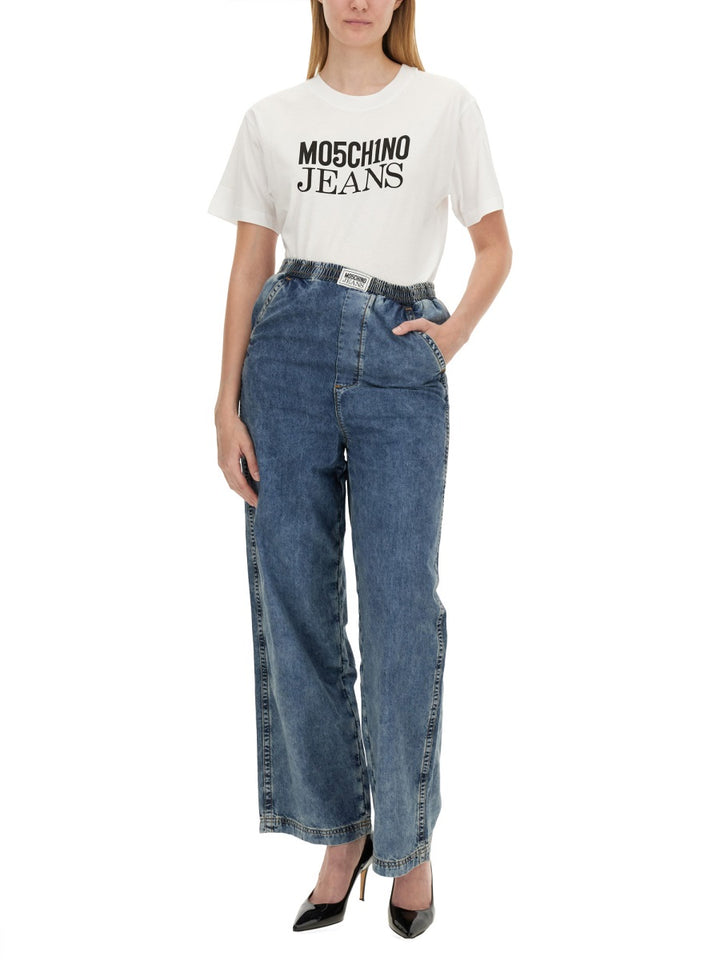 Moschino Jeans T shirts - White | Wanan Luxury