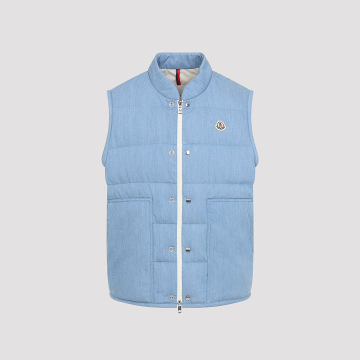 Moncler Gilet - Blue | d600462d6f41ed2494c474478e72482e5075d93b