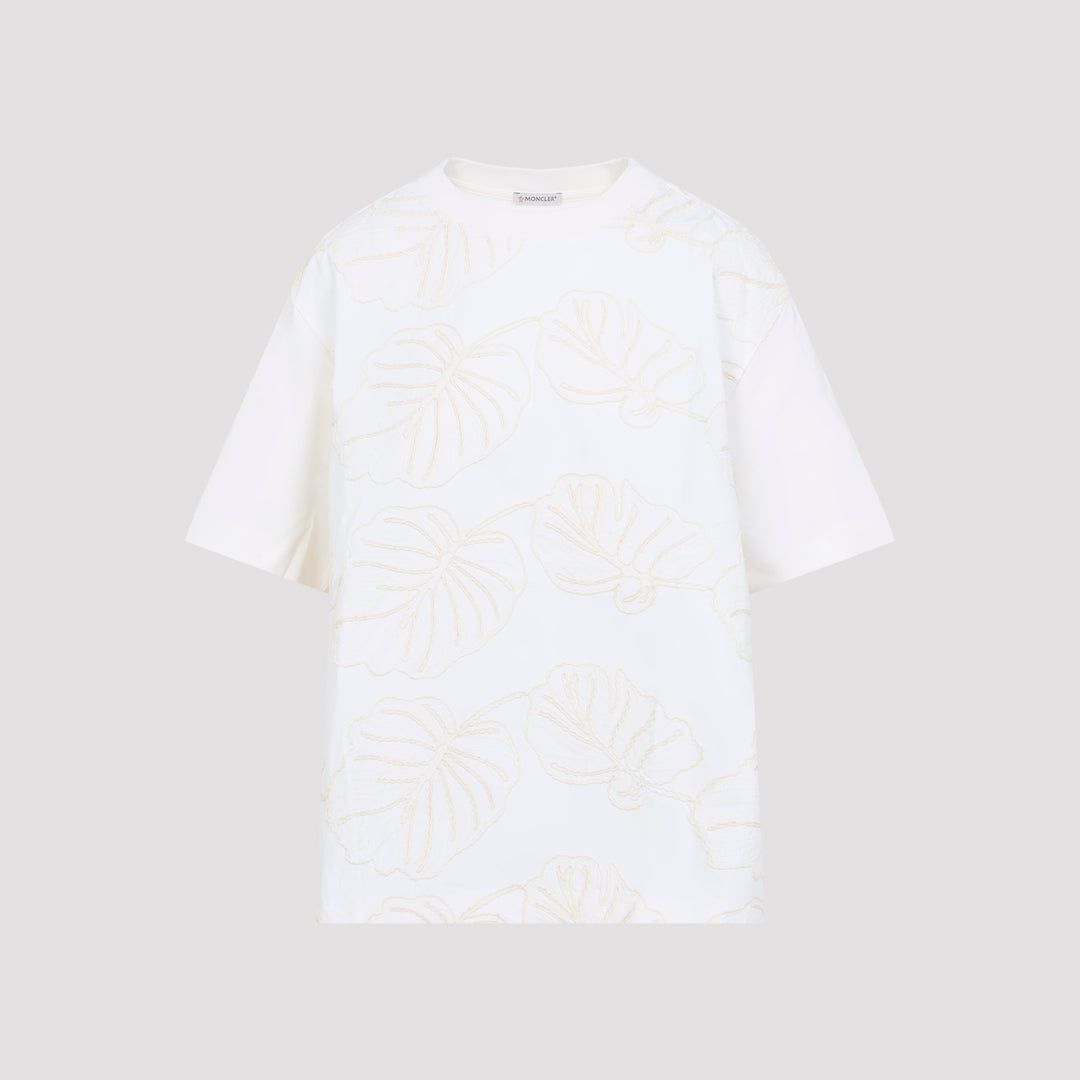 Moncler T-shirts - Nude & Neutrals | 20e9a9e777ee140e02a793a3b1fe41cd8ab1e264